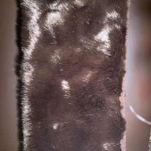 Faux fur infinity scarf